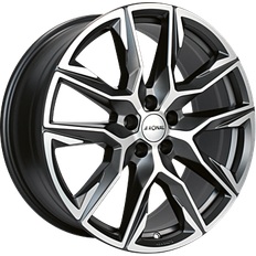 20" - 5/120 Bilfelger Ronal Felg R71 Orbit Grey Matt Front Cut