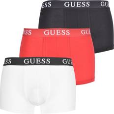 Guess Underwear Guess 3-pack joe boxer trunks, red/black/white combo