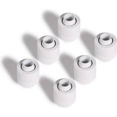 AlphaCool Eiszapfen 13/10mm screw-on nozzle G1/4 - White Sixpack