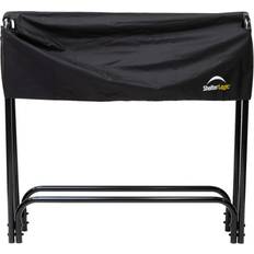 ShelterLogic HaardHout Houtopslag Met Hoes 126 cm Zwart