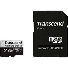 Transcend 512gb microsd with adapter u1 high endurance memory card