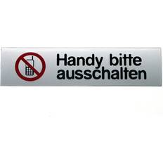 Cornici Magnetiche Gräwe Hinweisschild Gastro "Handy Ausschalten" Selbstklebend