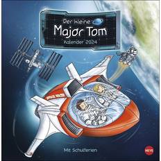 Kleine Major Tom Broschurkalender 2024 mit Wissen