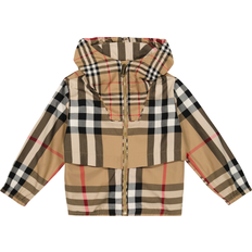 Checkered Jackets Burberry Kid's Wilbur Checked Jacket - Archive Beige