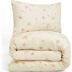 Beige Fabrics Dreamscene Stars Duvet Cover with Pillowcase Bedding Set 47.2x59.1"