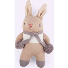 Bär Rasseln Tender Leaf Rattle Taupe Bunny 22 cm Organic GOTS TB4073