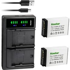 Batteries & Chargers Kastar 2-Pack Battery and LTD2 USB Charger Replacement for Canon LP-E17 LPE17, 9967B02 Battery, Canon EOS RP, EOS R8, EOS R10, EOS R50, EOS R100