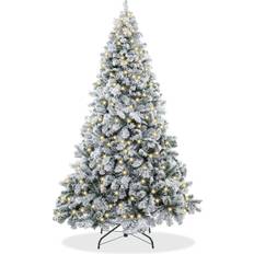 Casafield 6FT Realistic Snow-Flocked Pine Artificial Green Christmas Tree 182.9cm