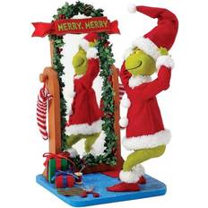 Red Figurines Department 56 Wonderful Awful Idea Clothtique Grinch Figurine