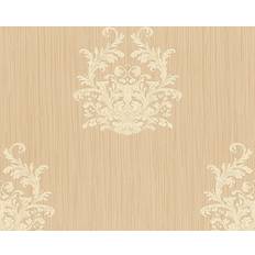 Marrone Carte da parati A.S. Creation Papier peint Architects Paper Nobile in Beige Metallic 958611