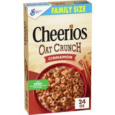 General mills cereal Cheerios general mills family crunch cinnamon breakfast cereal 24oz