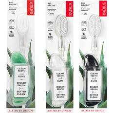 Electric Toothbrushes & Irrigators Radius Big Brush BPA Free And Ada Accepted Toothbrush Pack of 3