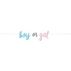 Seppeleet ale Unique Gender Reveal Boy or Girl Letter Banner