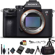 Digital Cameras Sony Alpha a7R III Mirrorless Camera ILCE7RM3/B with Bag, Tripod, Additional Battery, 64GB Memory Card, Card Reader, Plus Essential Accessories