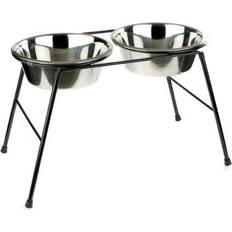 Classic Pet Dog High Stand Double Feeder 2 4000ml Dish