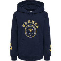 Genbrugsmaterialer Hoodies Hummel Geography Hoodie - Black Iris (214568-1009)