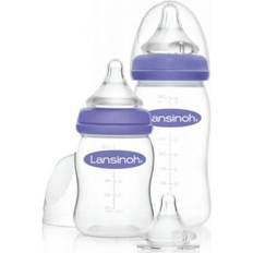 Vaskemaskinvennlig Tåteflaskesett Lansinoh Feeding Bottle Starter Set