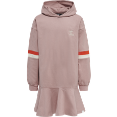 Polyester Kleider Hummel Beverly Hoodie Dress - Wood Rose (213533-4852)