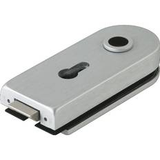 Security Dorma Glas Glastürschloss Studio Rondo LM Silber