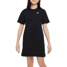 L Vestiti Nike Abito T-Shirt Dress Nero Bambina - Ragazza