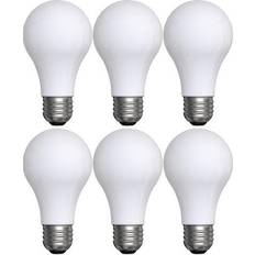 Light Bulbs GE 91076 All Glass LED Light Bulb 8W Daylight A19 6 Pack