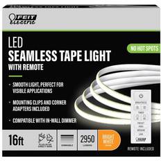 Fairy Lights & Light Strips Feit Electric Plug-In/Direct Wire Tape w/Remote Light Strip