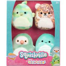 Mini squishmallows Squishville 4-pack S6, Prehistoric Squad