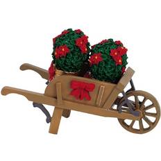 Cheap Brouettes Weihnachtsfigur Wheelbarrow with poinsettias