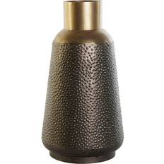 Aluminium Vases Dkd Home Decor Grey And Golden Metal 25 x 25 x 47 cm Vase