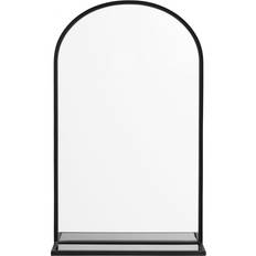 Nordal Glass Shelf Wall Mirror 46x77cm