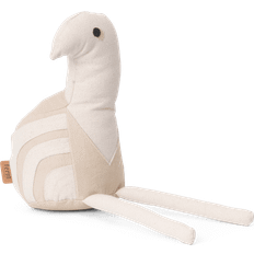 Birdy vit Ferm Living Birdy teddy gosedjur Natural-Off-white