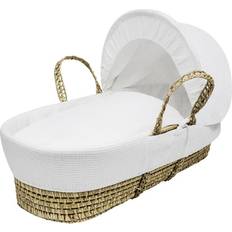 Kinder Valley Waffle Palm Moses Basket With Mattress, Padded