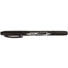 Tombow Markers Tombow Mono Twin Permanent Marker Black