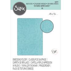 Sizzix multi-level textured impressions embossing folder nordic pattern 665971