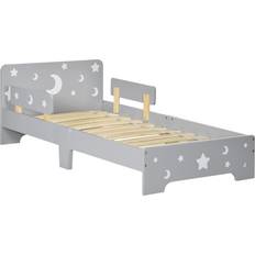 Toddler Bed with Star & Moon Patterns