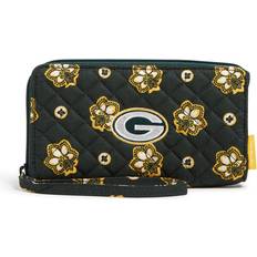 Wallets & Key Holders Vera Bradley NFL RFID Front Zip Wristlet Women Bay Packers Bandana