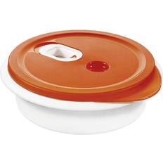 Rood Borden en Kommen Rotho Clever Magnetronbord 1L Papaya Rood