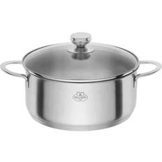 Ballarini Casseruole Ballarini Ancona Casseruola Con Coperchio 24 cm 18/10 - Silver