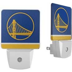 Gold Night Lights Keyscaper Golden State Warriors Two-Piece Set Night Light