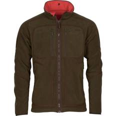 Pinewood Herre Jakker Pinewood Men's Furudal Reversible Fleece Jacket - Hunting Brown/Red