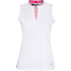 J.Lindeberg Dam Kläder J.Lindeberg Golf Leya Sleeveless Top Vit