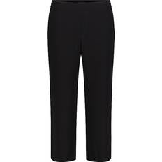 Cropped Svarta Byxor - Black