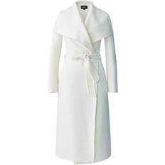 Mackage Mai Lightweight Wrap Wool Coat - Off-White