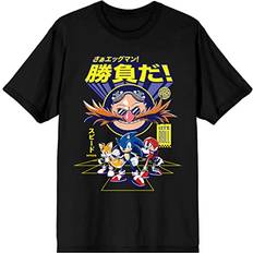 BioWorld Sonic The Hedgehog Group Art Men's Black Tshirt-6XL