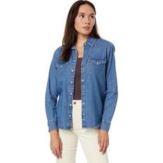 Levi's Women Shirts Levi's Womens Ultimate Western Shirt, Medium, Blue Blue