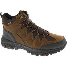 Laced - Men Walking Shoes Skechers Men's Rickter-Branson Waterproof Hiking Boot