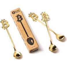 Gadget Master Bitcoin Guldskeer Ske 14.5cm 3stk