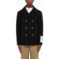 Linen Coats GOLDEN GOOSE Double-Breasted Coat Blue