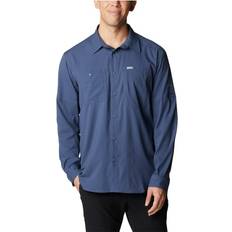 Columbia Men's Silver Ridge Utility Lite Long Sleeve Shirt- Navy