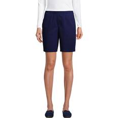 Lands' End Women Shorts Lands' End Women Mid Rise Elastic Waist Pull On Knockabout Chino Bermuda Shorts